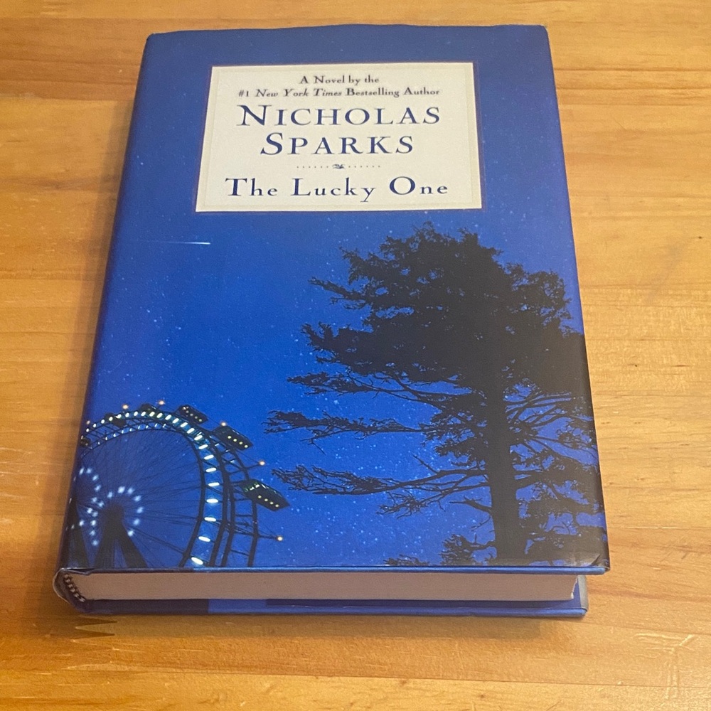 'The Lucky One' Hardcover Novel by Nicholas Sparks